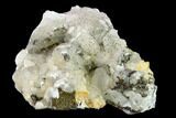 Calcite, Chalcopyrite and Pyrite Crystal Association - Morocco #133681-2